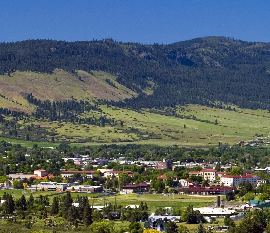 EOU Campus and Foothills