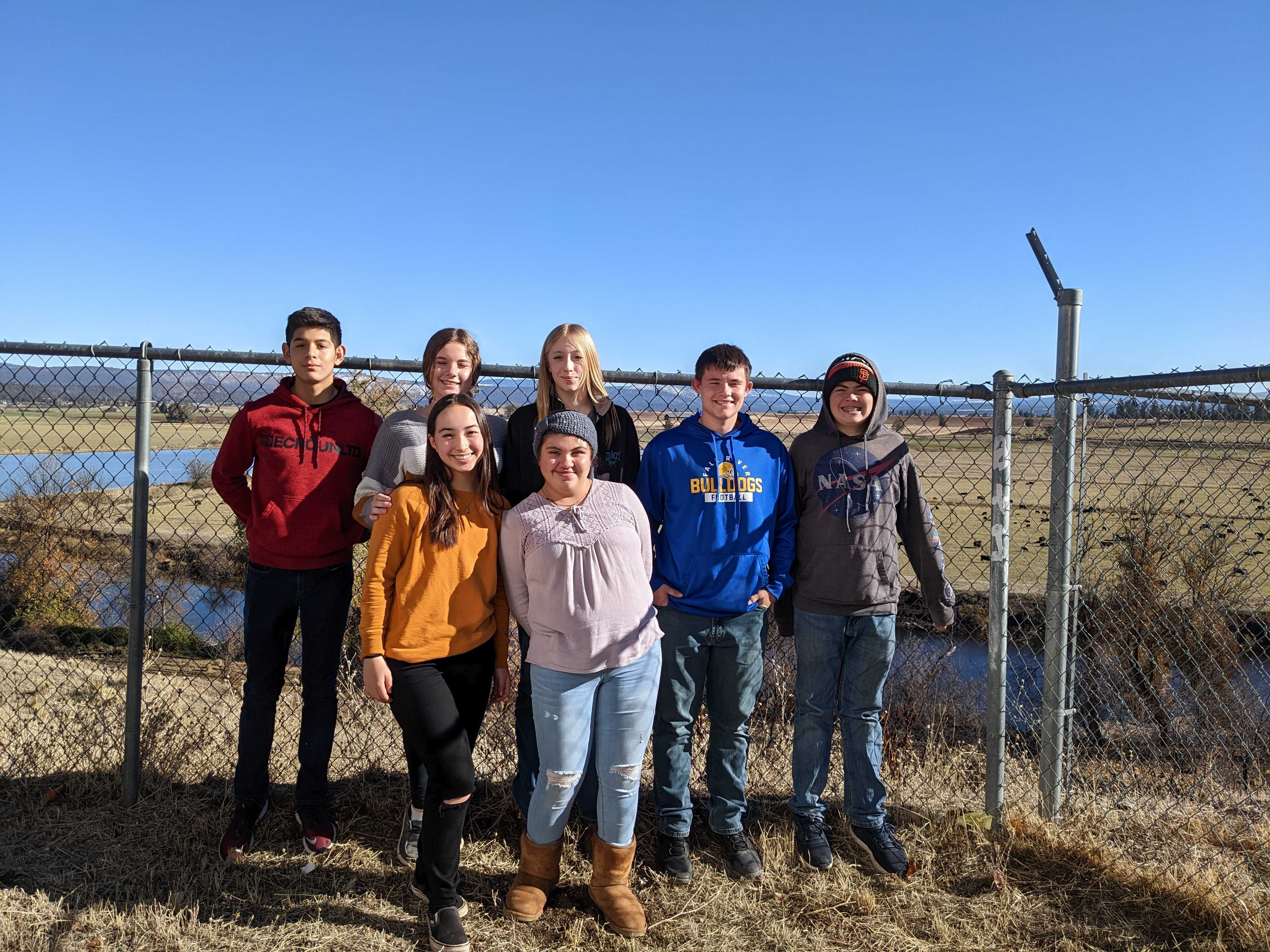 9th grade tour guides at Fall River