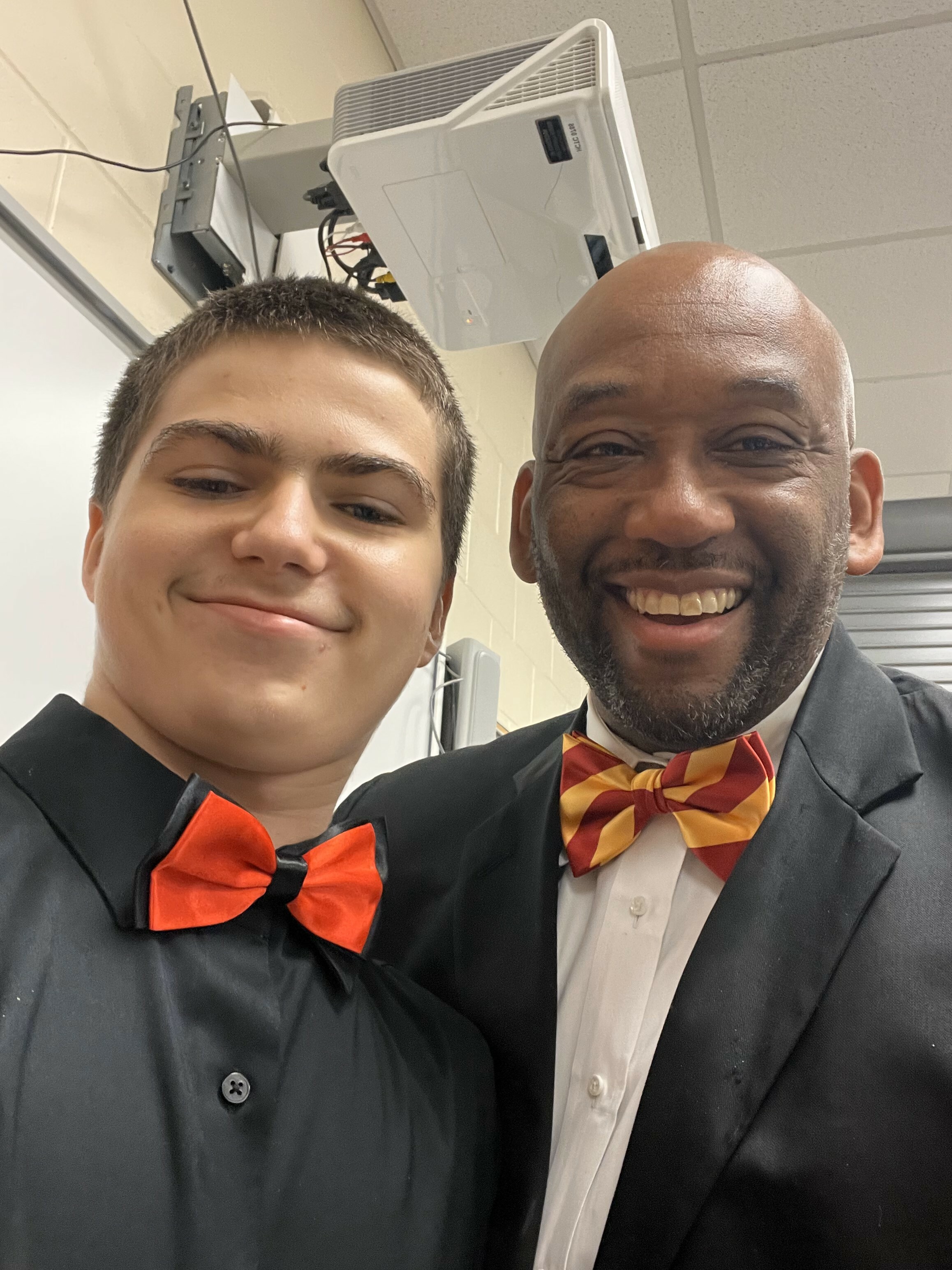 Dr. Murray and a Hale County JAG Student