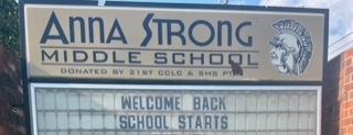 The Anna Strong Learning Academy Sign