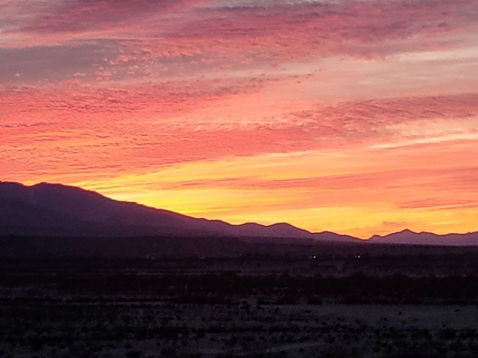 Sunset in rural Arizona