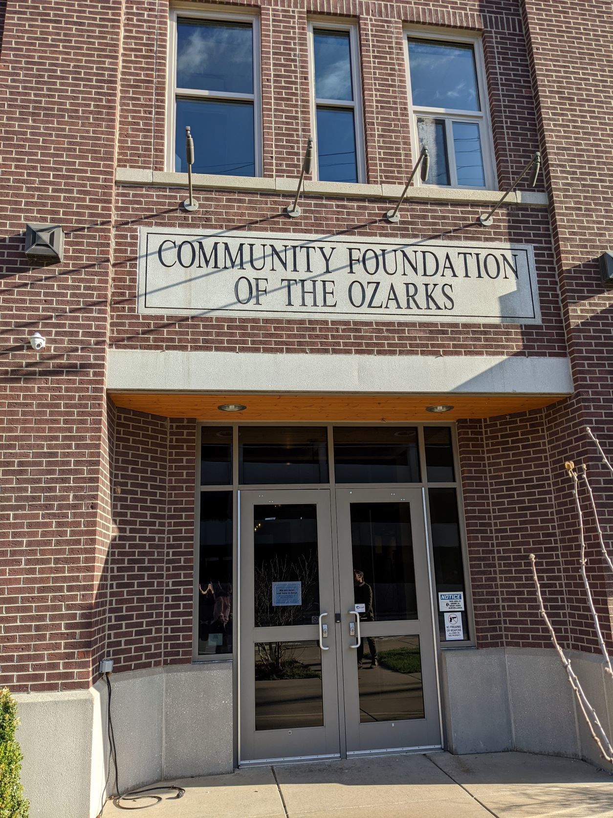 Entrance to the Community Foundation of the Ozarks